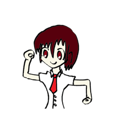 [LINEスタンプ] 落書きJK