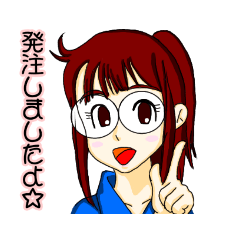 [LINEスタンプ] 働く女子作業員 2