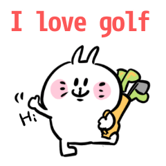 [LINEスタンプ] ゴルフ行こう！英語版