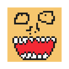 [LINEスタンプ] 何も考えてなさそうな人