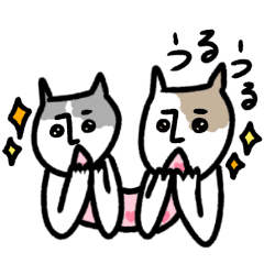 [LINEスタンプ] キャッ・ツーの仲良しスタンプ