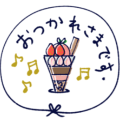 [LINEスタンプ] mottoの大人スタンプ♡ネイビー