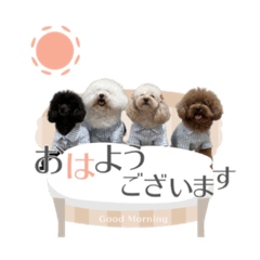 [LINEスタンプ] トイプー家族4