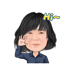 [LINEスタンプ] 案外可愛い女の人