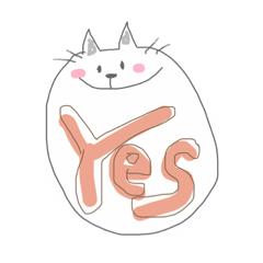 [LINEスタンプ] 使いやすい ゆるり猫。①