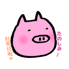 [LINEスタンプ] 台湾好きコブタの日常（台湾×日本）