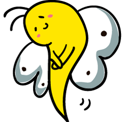 [LINEスタンプ] ちょうちょさんの日常あいさつ