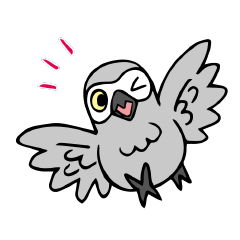 [LINEスタンプ] ヨウムのなっちゃん