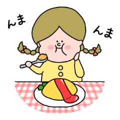 [LINEスタンプ] ぷりぷり女子の日常生活