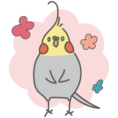 [LINEスタンプ] オカメインコもも