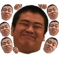 [LINEスタンプ] 顔顔マスター