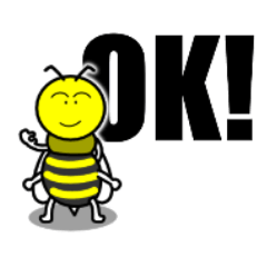 [LINEスタンプ] 英語版☆毎日使えるミツバチ・テリー！