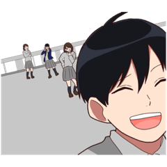 [LINEスタンプ] 高校の思い出②