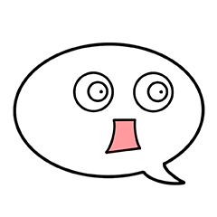 [LINEスタンプ] 吹き出しは率直で、1