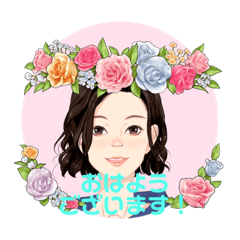 [LINEスタンプ] 東 奈蝶のあいさつスタンプ！