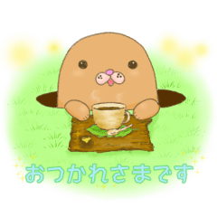 [LINEスタンプ] MOGさんのほんわか日常＊あいさつ敬語編