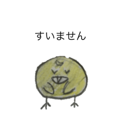 [LINEスタンプ] 鳥✖️ピヨ-3-〜誤ります〜