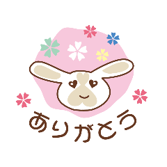 [LINEスタンプ] うさぎのもこち