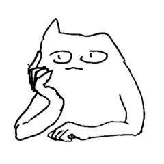 [LINEスタンプ] Neko and Bird