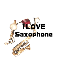 [LINEスタンプ] I LOVE Saxophone