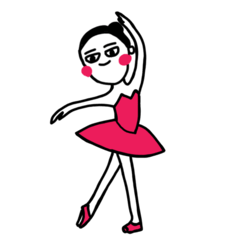 [LINEスタンプ] ゆめみるバレエちゃんスタンプ5