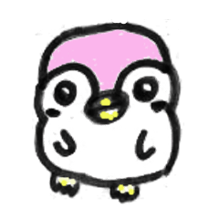 [LINEスタンプ] ペンギンの"ぺん子"