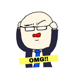 [LINEスタンプ] サラリーマンM.