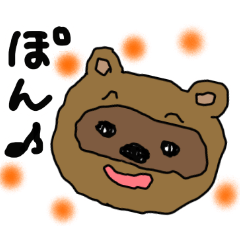 [LINEスタンプ] 左手で描くたぬきの日常