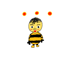 [LINEスタンプ] ハチ人間スタンプ