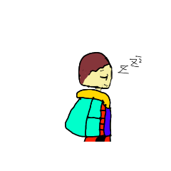 [LINEスタンプ] オリジナルキャラの横顔スタンプ