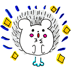 [LINEスタンプ] アトリエeggの児童画作品＜みのん＞