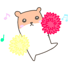 [LINEスタンプ] 自由気ままハムたち