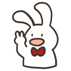 [LINEスタンプ] うさぎさーん1