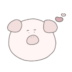 [LINEスタンプ] かわいいゆるい動物～子ブタ編～