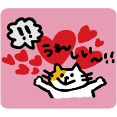 [LINEスタンプ] なかよしねこちゃんスタンプ