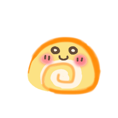 [LINEスタンプ] ロールケーキのロクと仲間たち