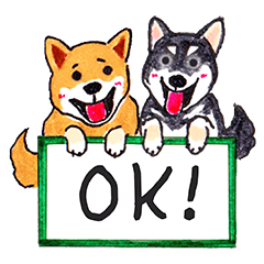 [LINEスタンプ] 柴犬むぅ＆コマ