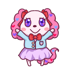 [LINEスタンプ] ハートな犬のモモちゃん