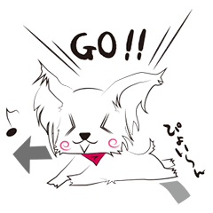 [LINEスタンプ] リアクションわんこ