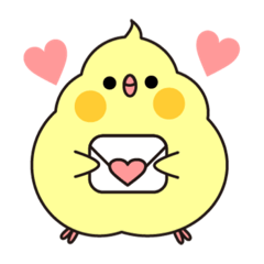 [LINEスタンプ] もっちりいんこ