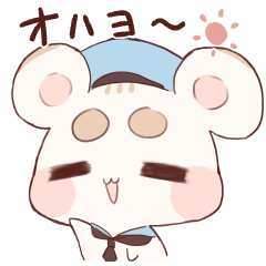 [LINEスタンプ] まろはむちゃん