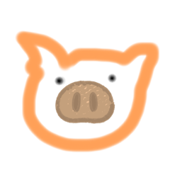 [LINEスタンプ] マイクロブタのブーちゃんその①
