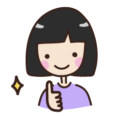 [LINEスタンプ] 黒髪ボブの女の子 (ゆるゆる)