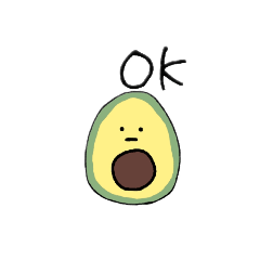 [LINEスタンプ] アボカドちゃんのスタンプ