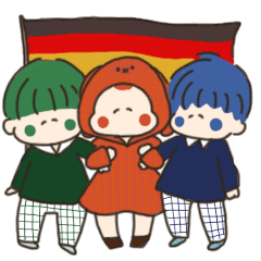 [LINEスタンプ] ドイツで暮らす赤ちゃん