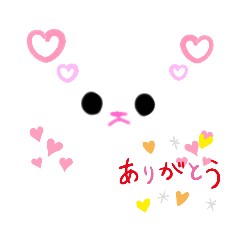 [LINEスタンプ] うさぎメンバー
