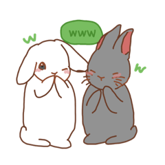 [LINEスタンプ] うさちゃんスタンプっ