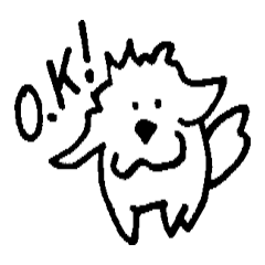 [LINEスタンプ] 白ペキニーズの日常 4
