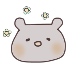 [LINEスタンプ] くまたろ。使いやすいシンプルスタンプ