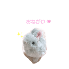 [LINEスタンプ] ねじまきはいいろうさぎの可愛いスタンプ♡